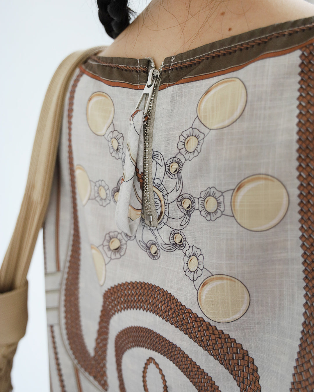 Scarf Print Vest  (2 Colors)