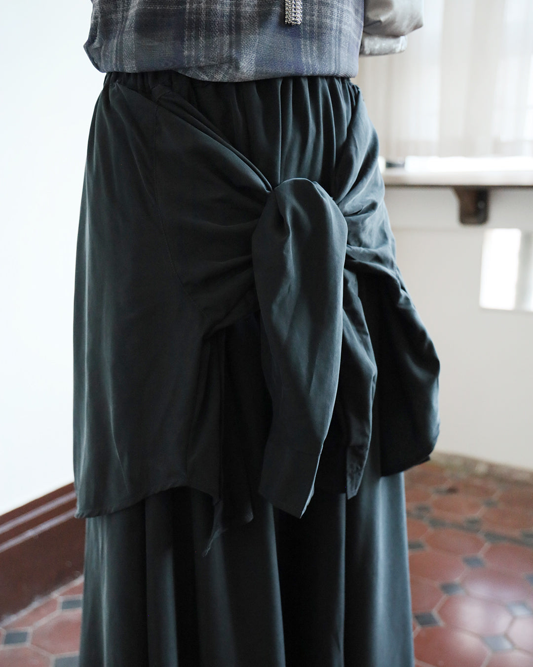 Wrap Skater Skirt (2 color)