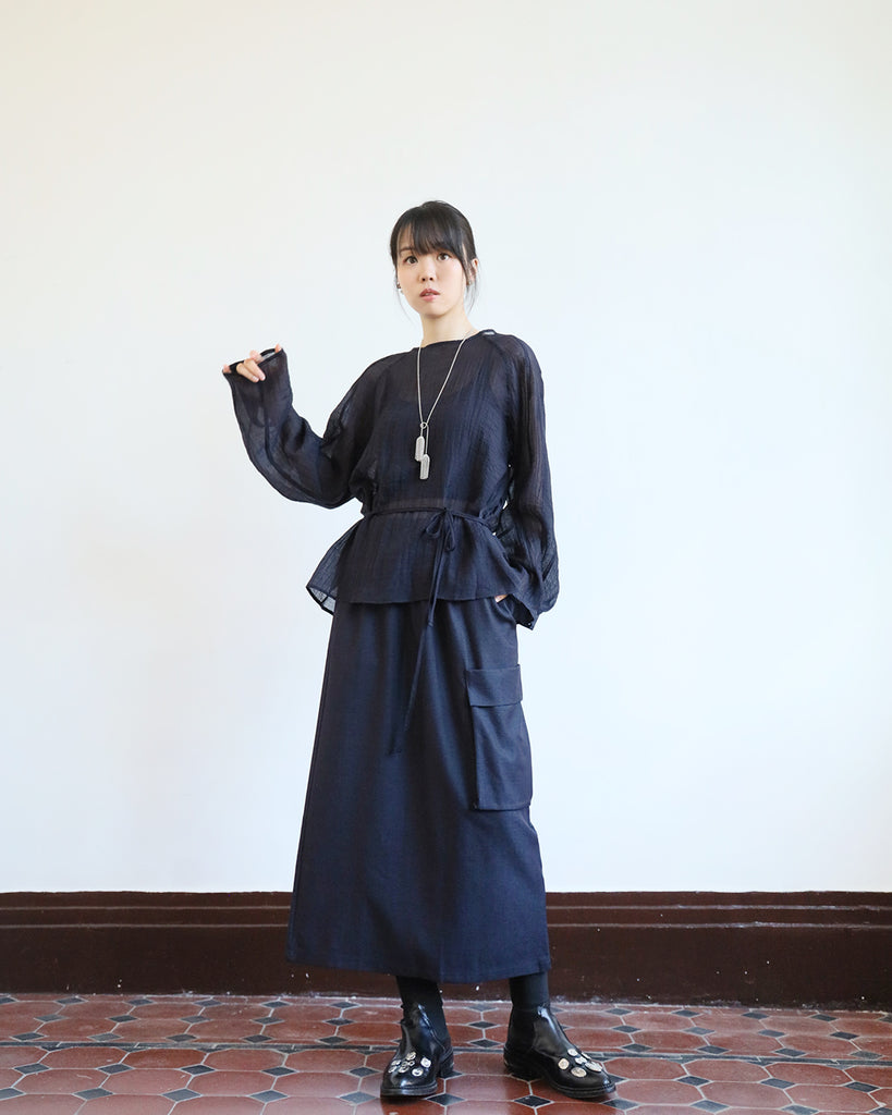 Side Pocket Skirt (2 color)