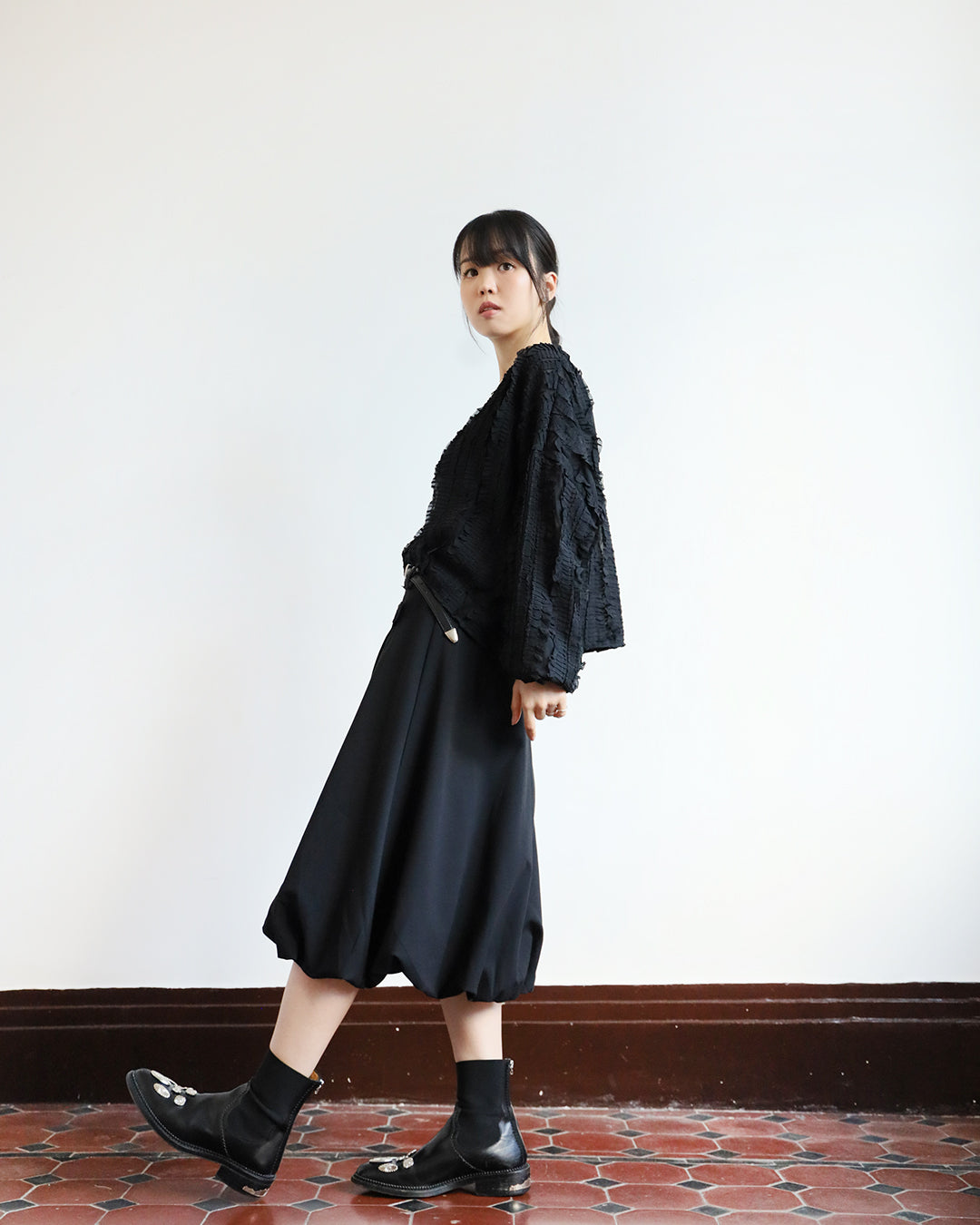 Ballon Midi Skirt (Size S-L)