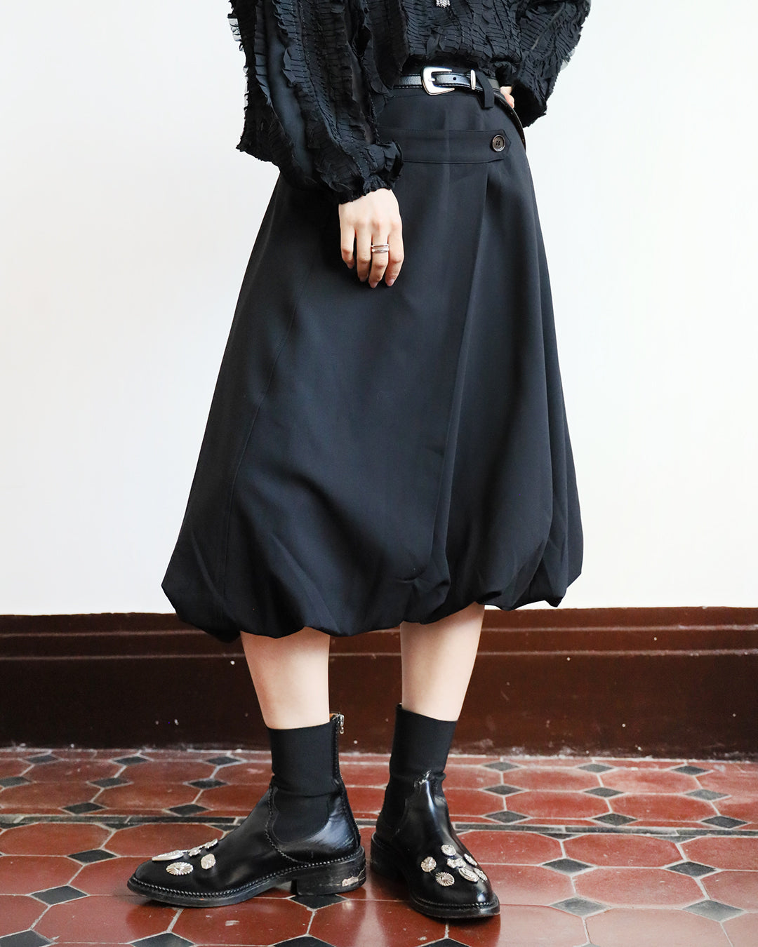 Ballon Midi Skirt (Size S-L)