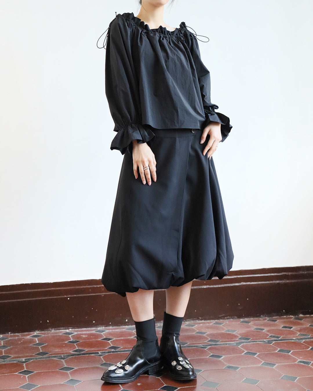 Ballon Midi Skirt (Size S-L)