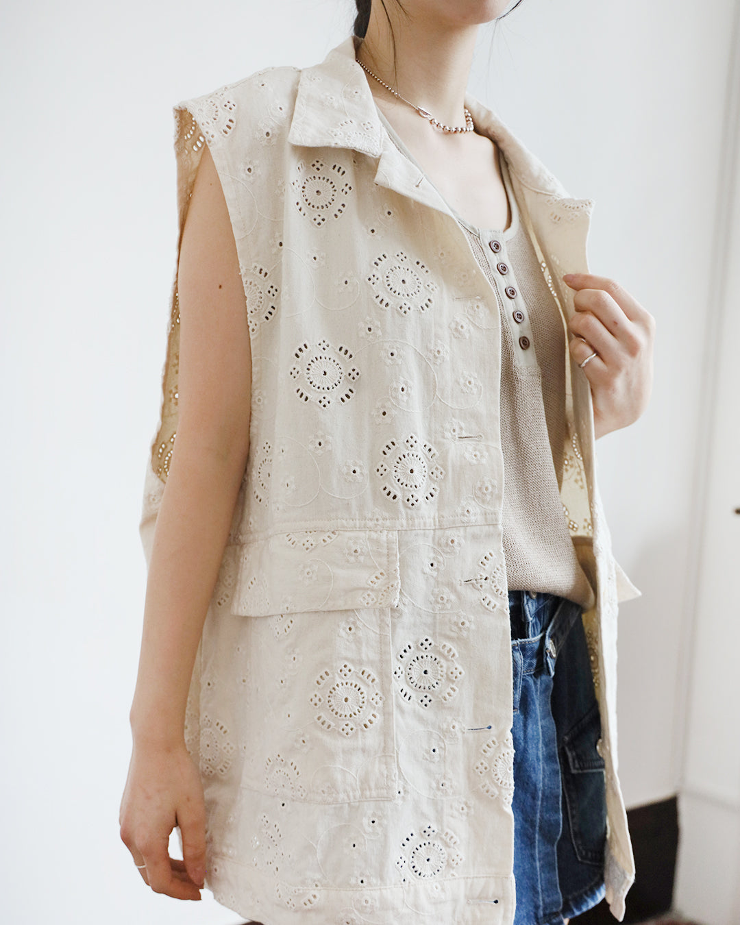 Eyelet Utility Vest