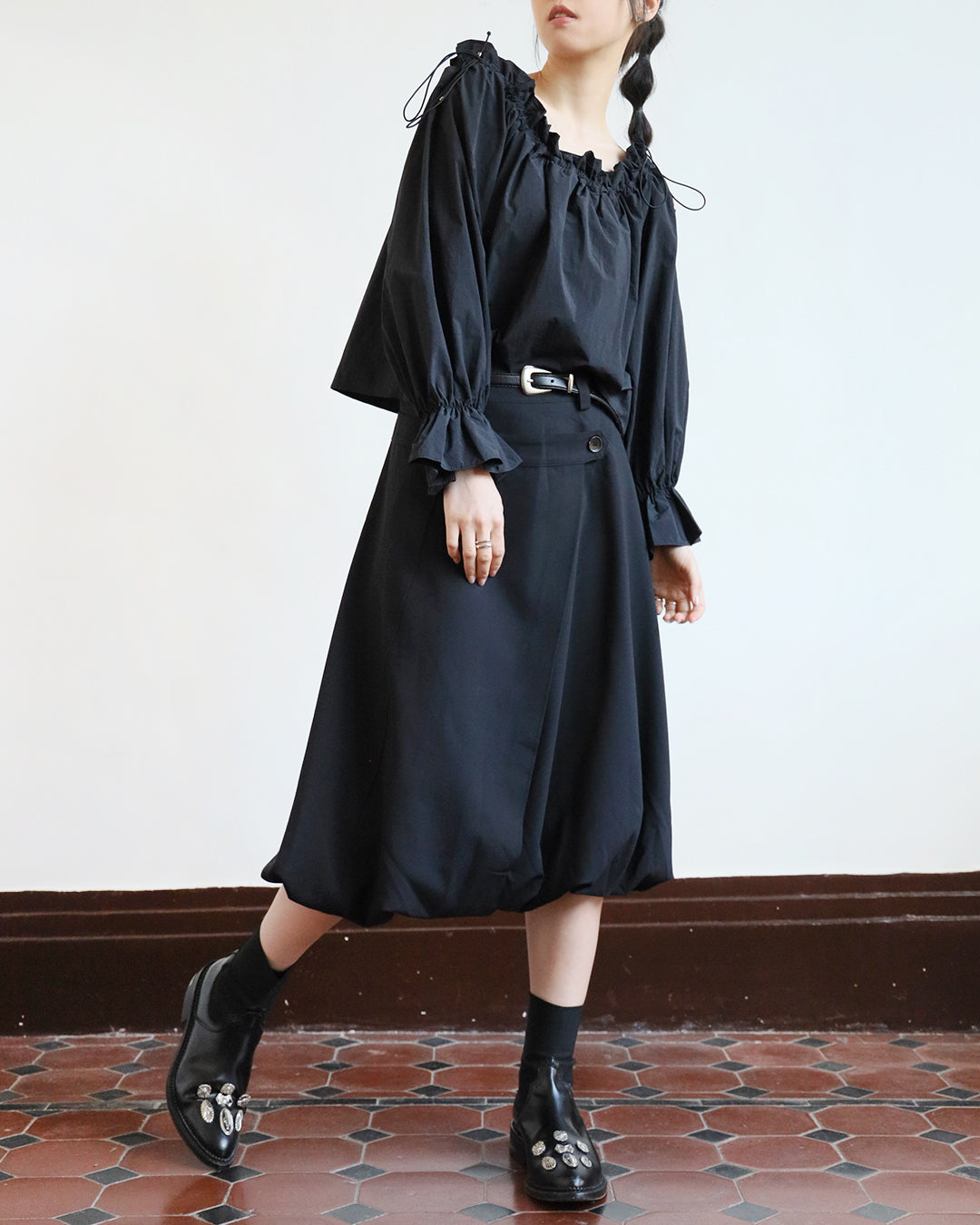Ballon Midi Skirt (Size S-L)