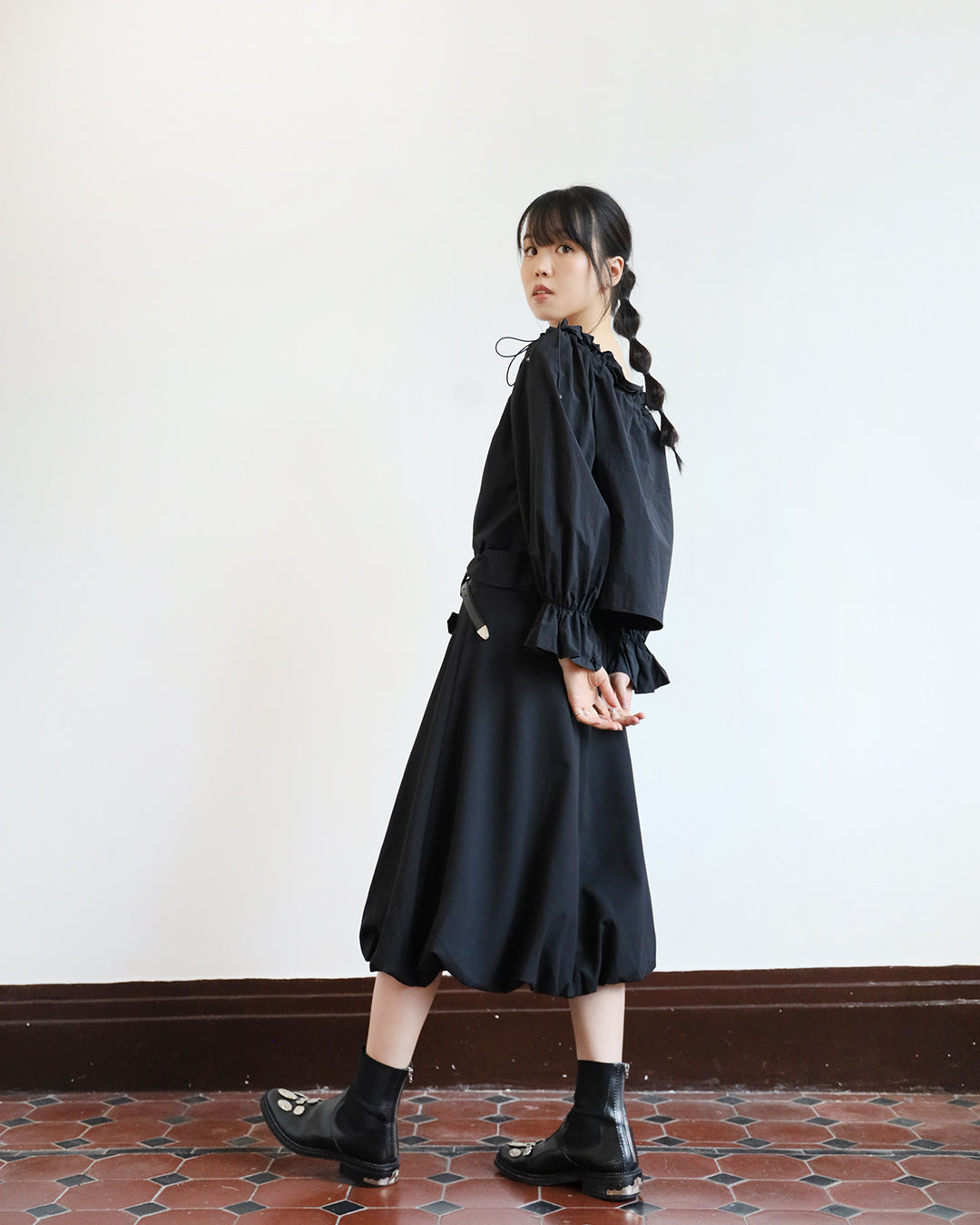 Ballon Midi Skirt (Size S-L)