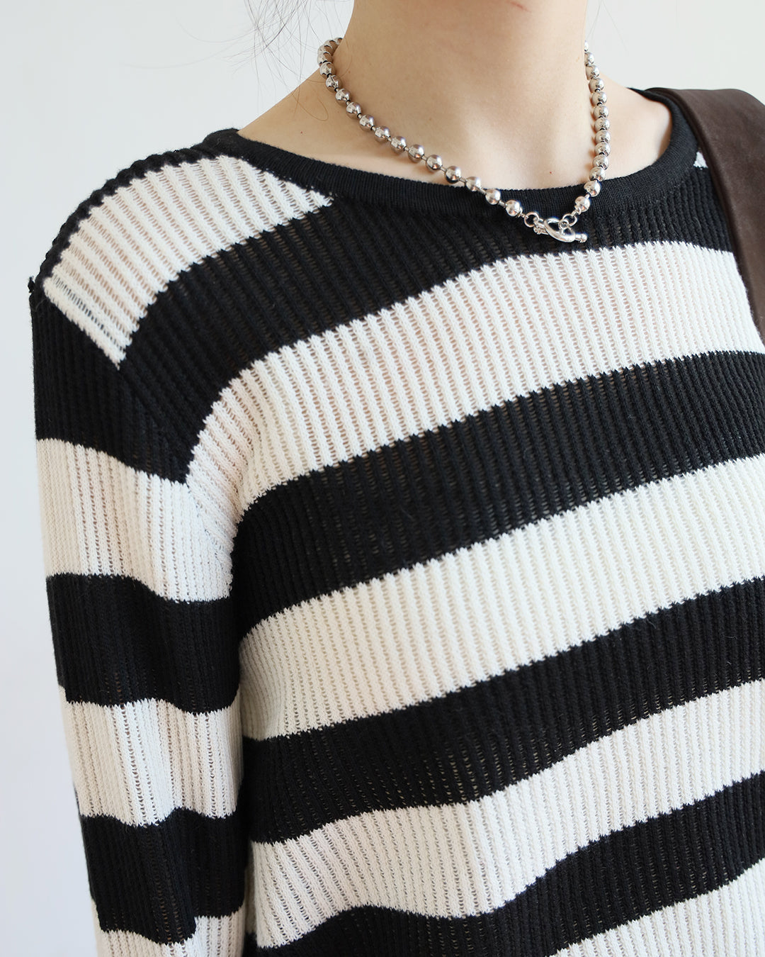 Side Split Striped Top