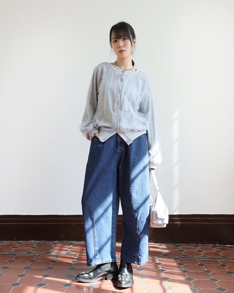 Relaxed Fit Denim Jeans (2 Colors | Free Size)