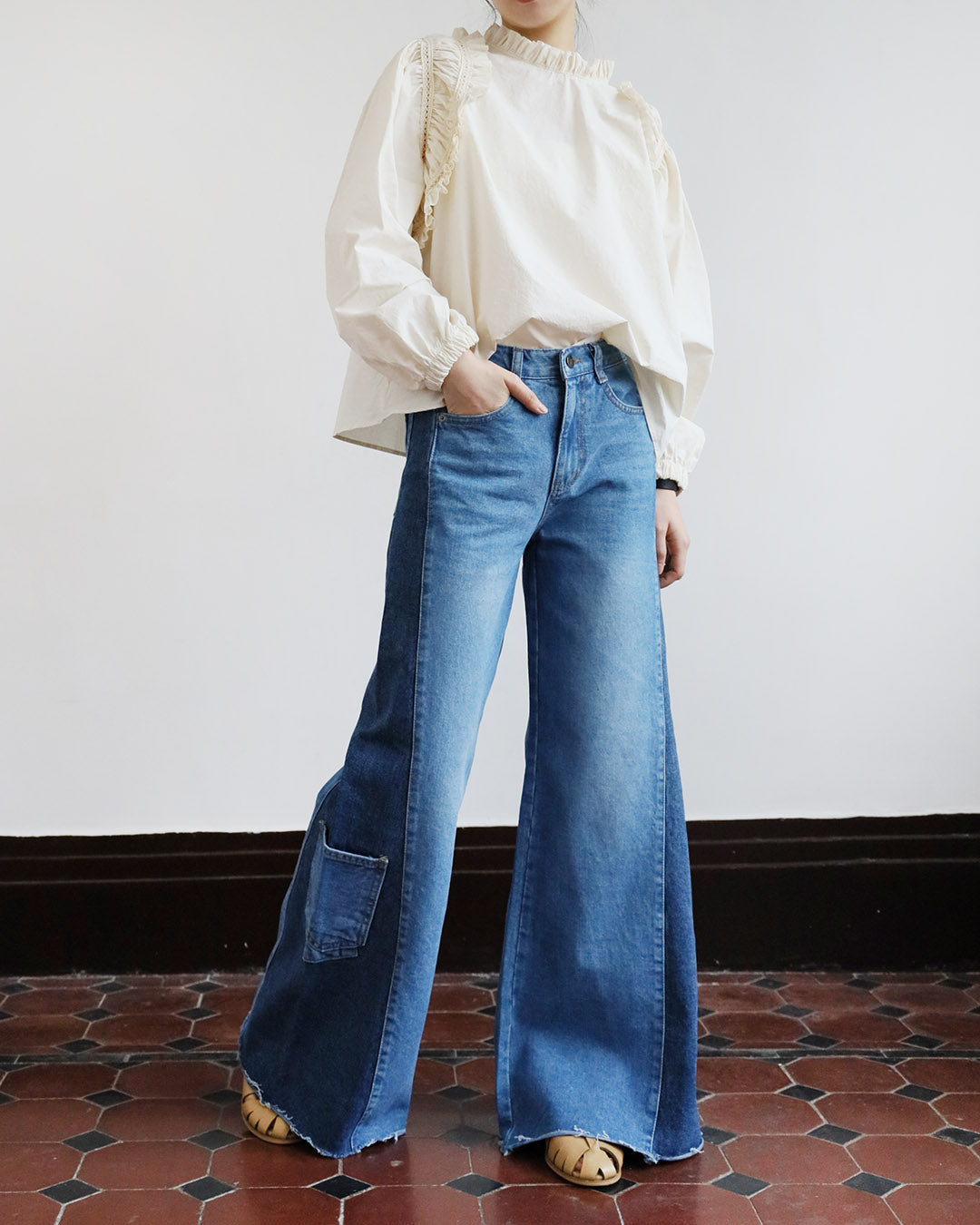 Patchwork Jeans (size S~L)