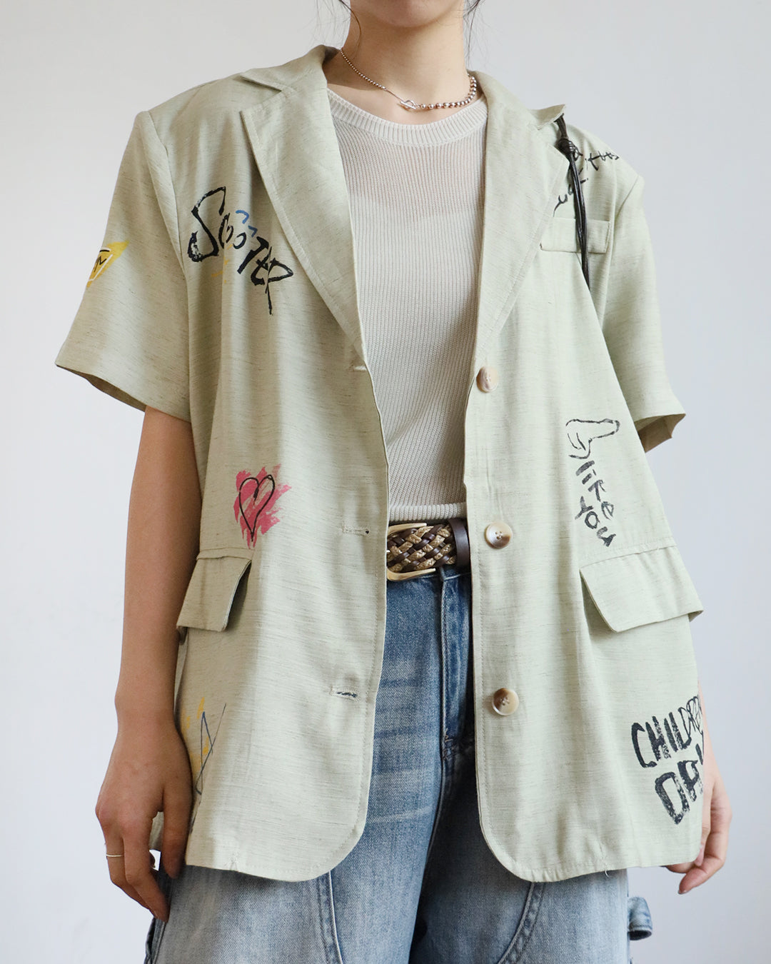 Summer Printer Blazer