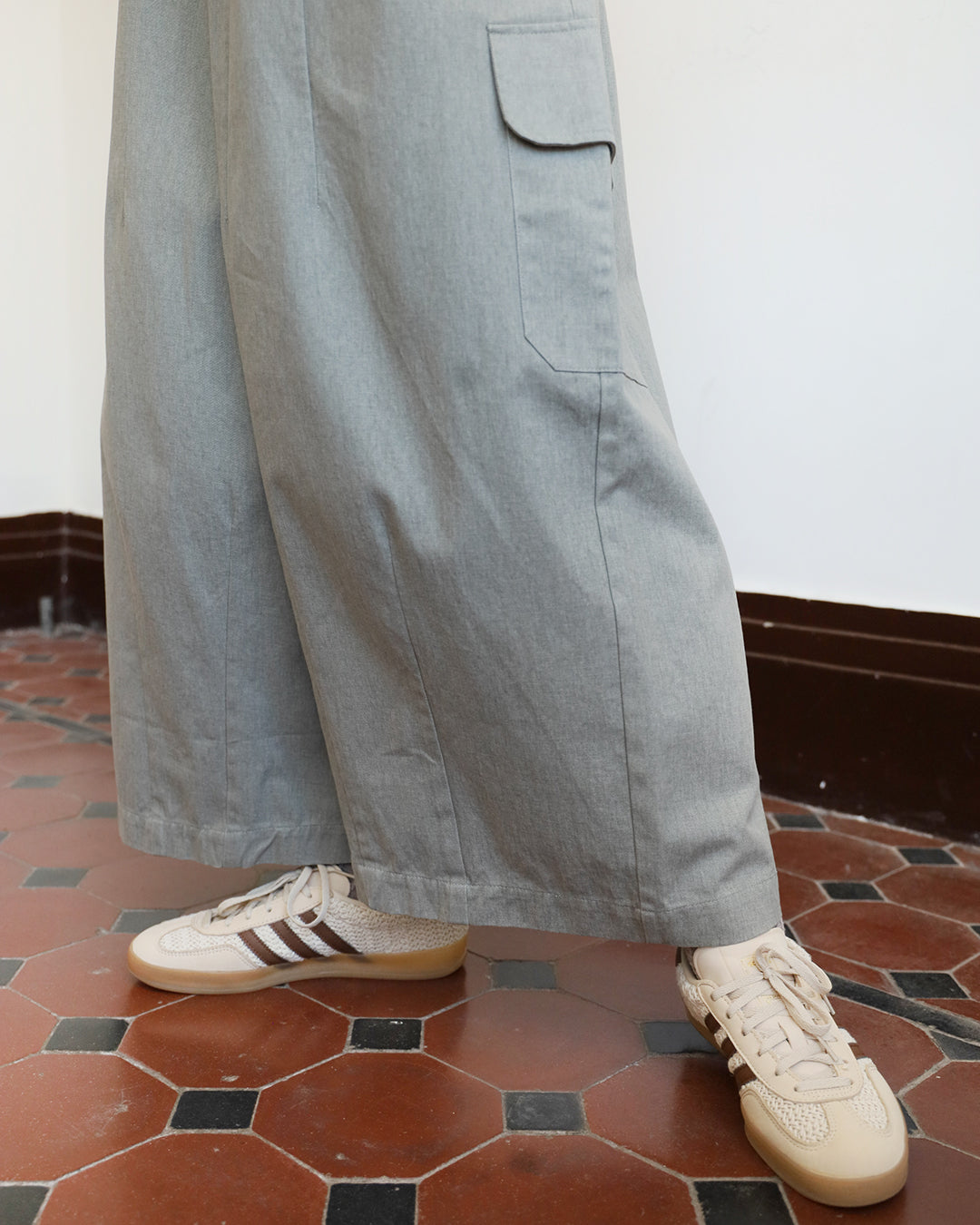 Cargo Wide Leg Pants (2 color)