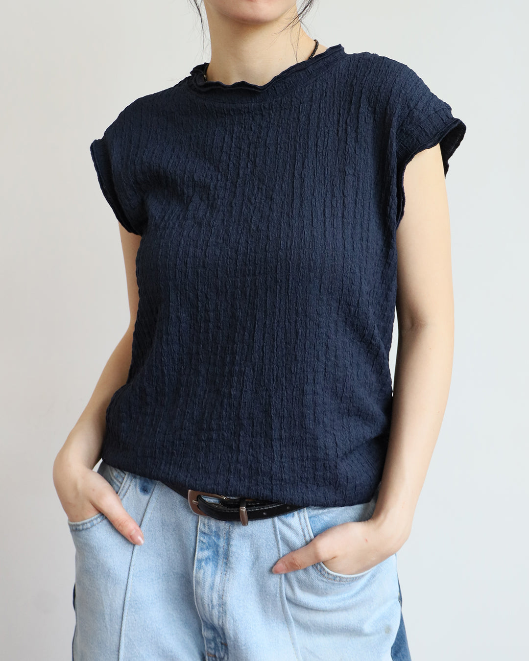 *Basic Crinkle Vest (7 colors)