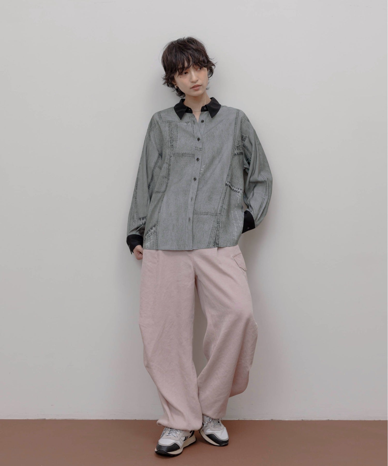 JAPAN BRAND - Fake Denim Printed Shirt (2 Colors)