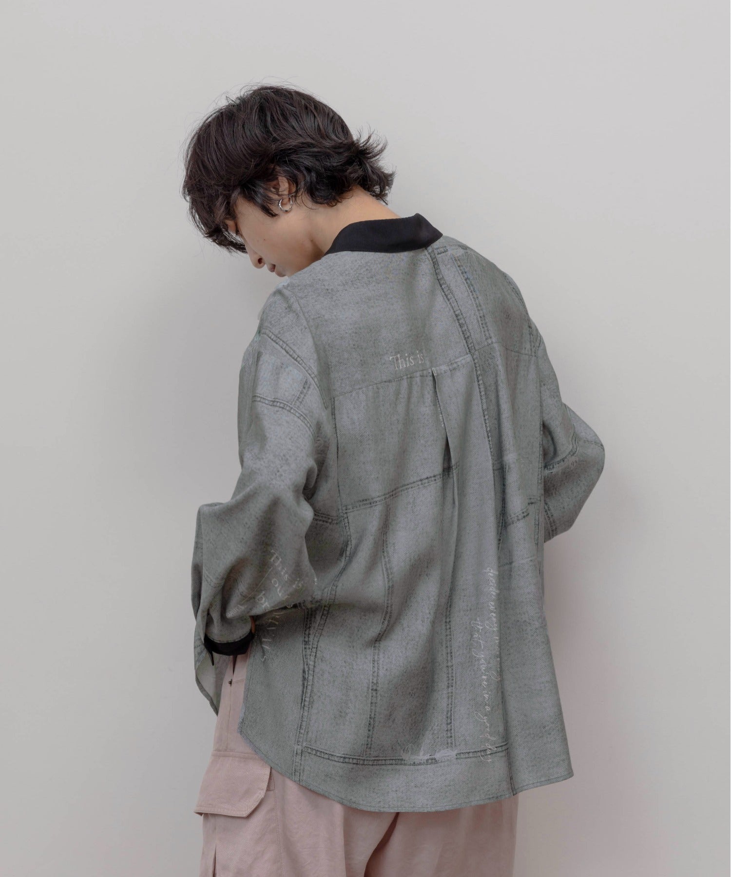 JAPAN BRAND - Fake Denim Printed Shirt (2 Colors)