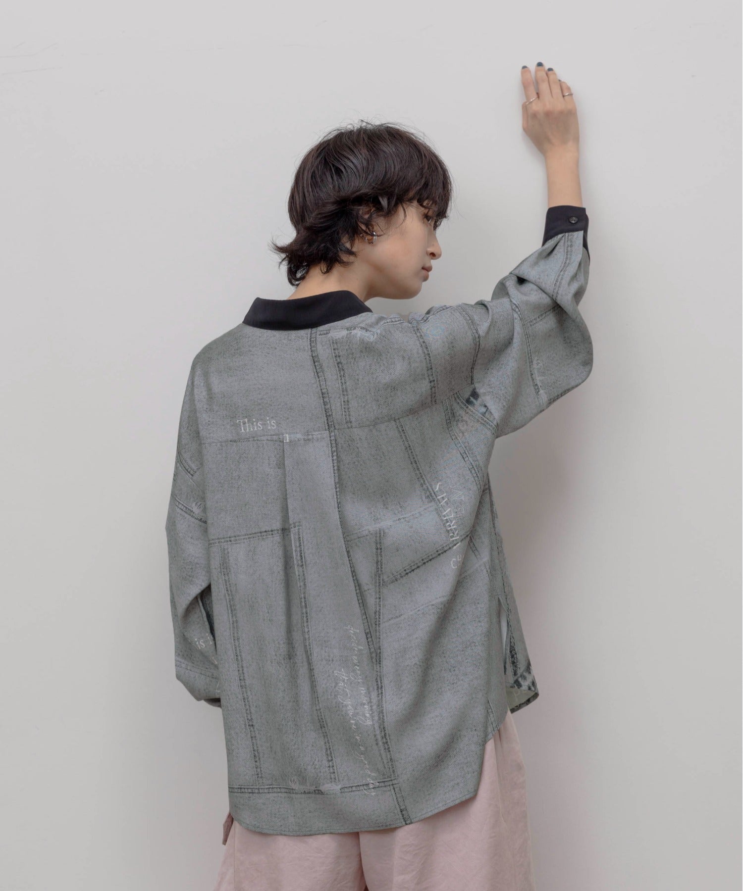 JAPAN BRAND - Fake Denim Printed Shirt (2 Colors)