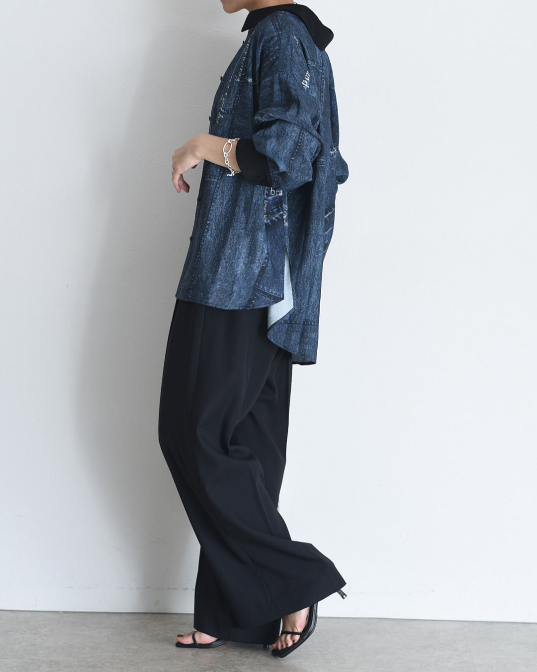 JAPAN BRAND - Fake Denim Printed Shirt (2 Colors)