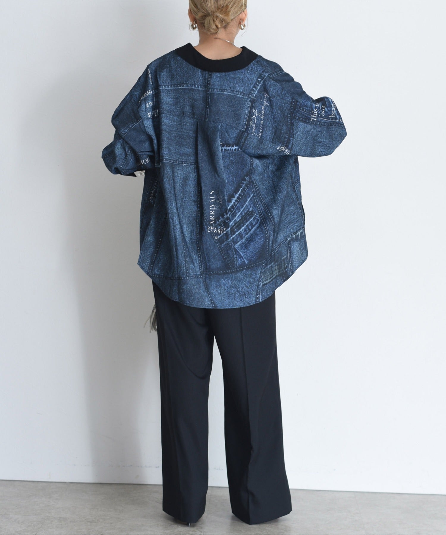 JAPAN BRAND - Fake Denim Printed Shirt (2 Colors)