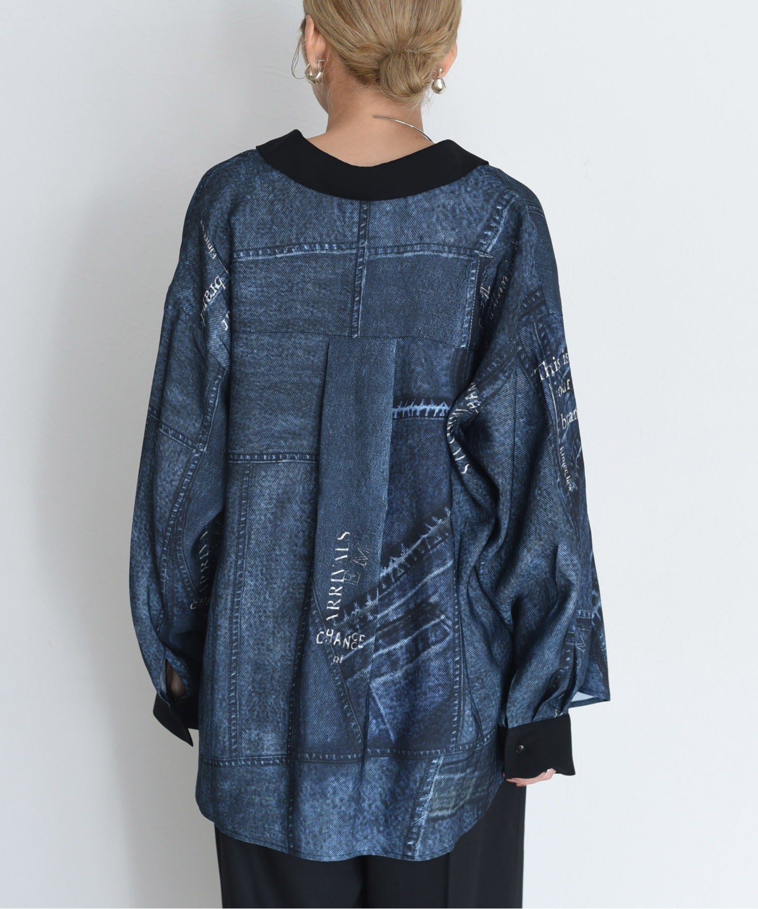 JAPAN BRAND - Fake Denim Printed Shirt (2 Colors)