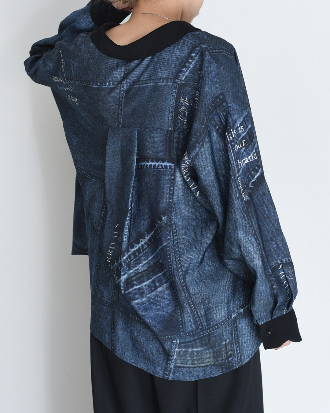 JAPAN BRAND - Fake Denim Printed Shirt (2 Colors)