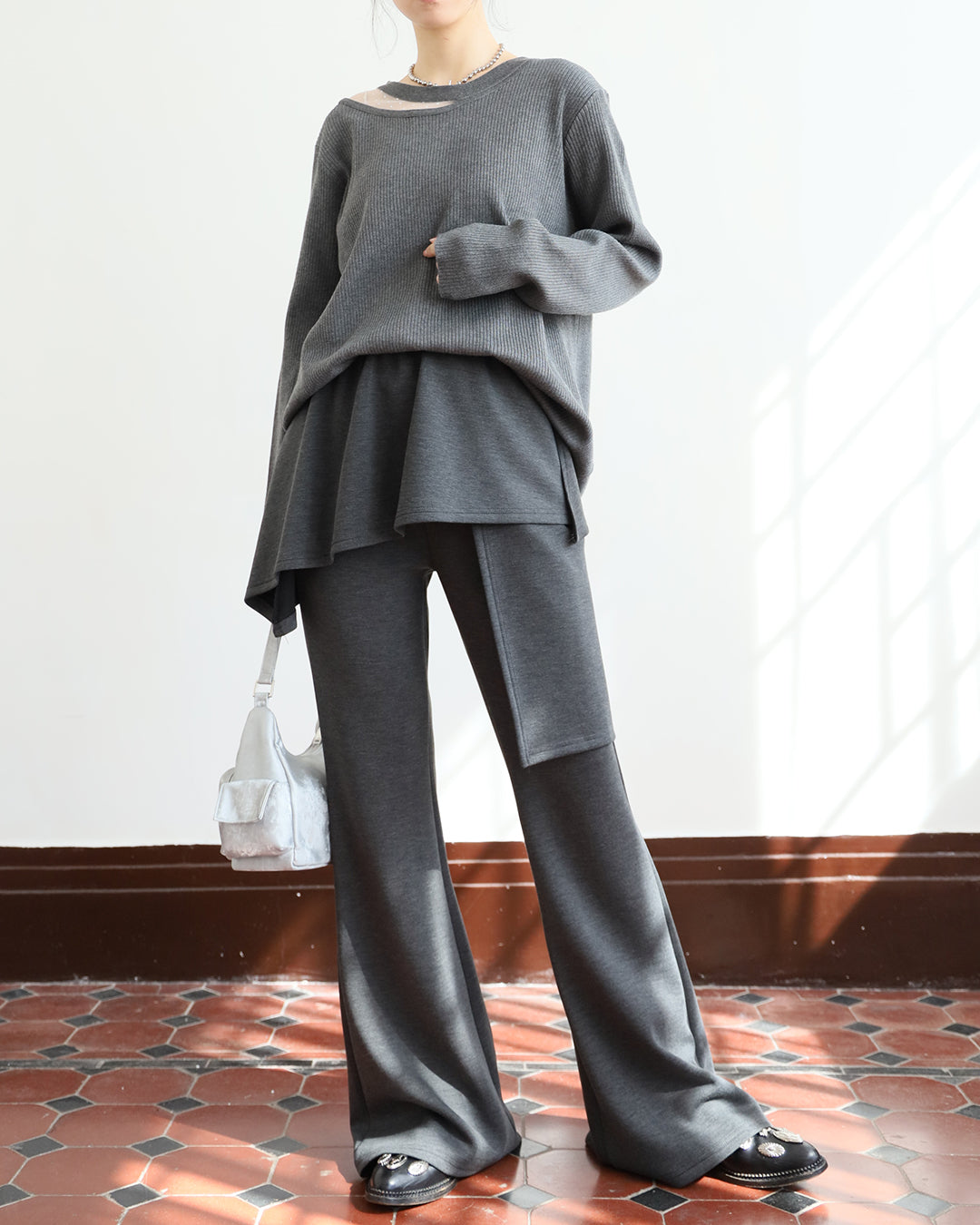 Asymmetric Layered Pants