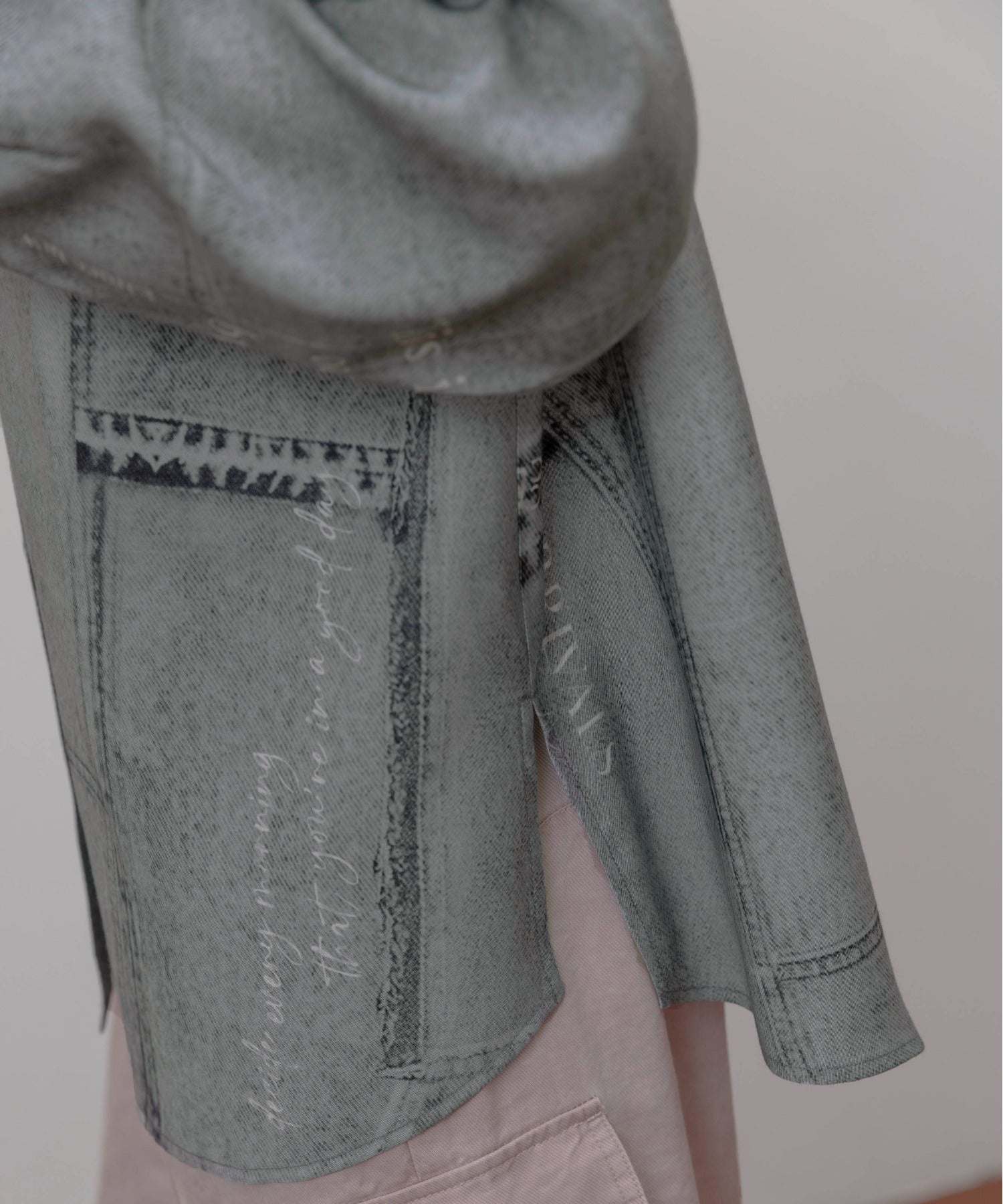 JAPAN BRAND - Fake Denim Printed Shirt (2 Colors)