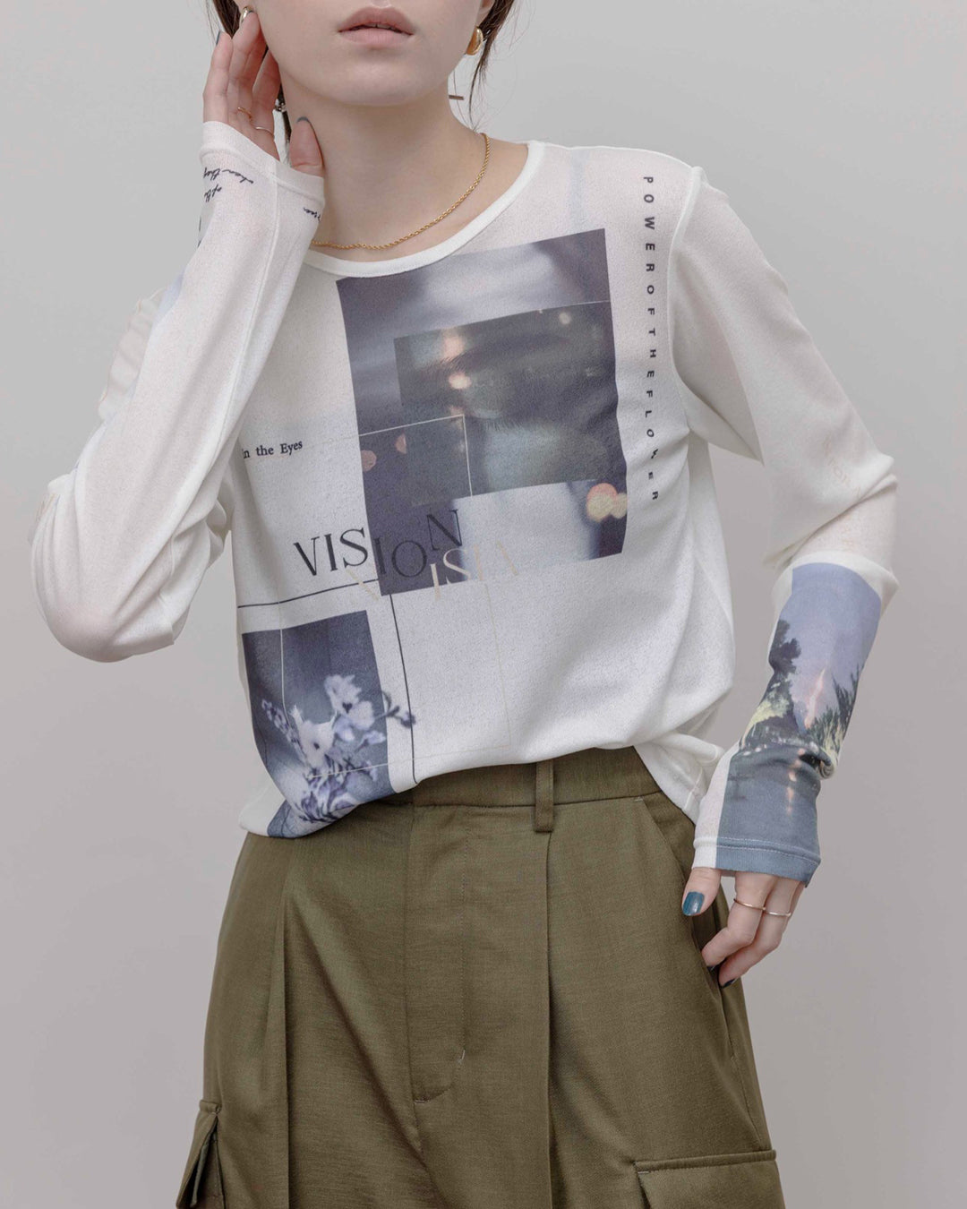 JAPAN BRAND - Photo Print  Top (3 Colors)