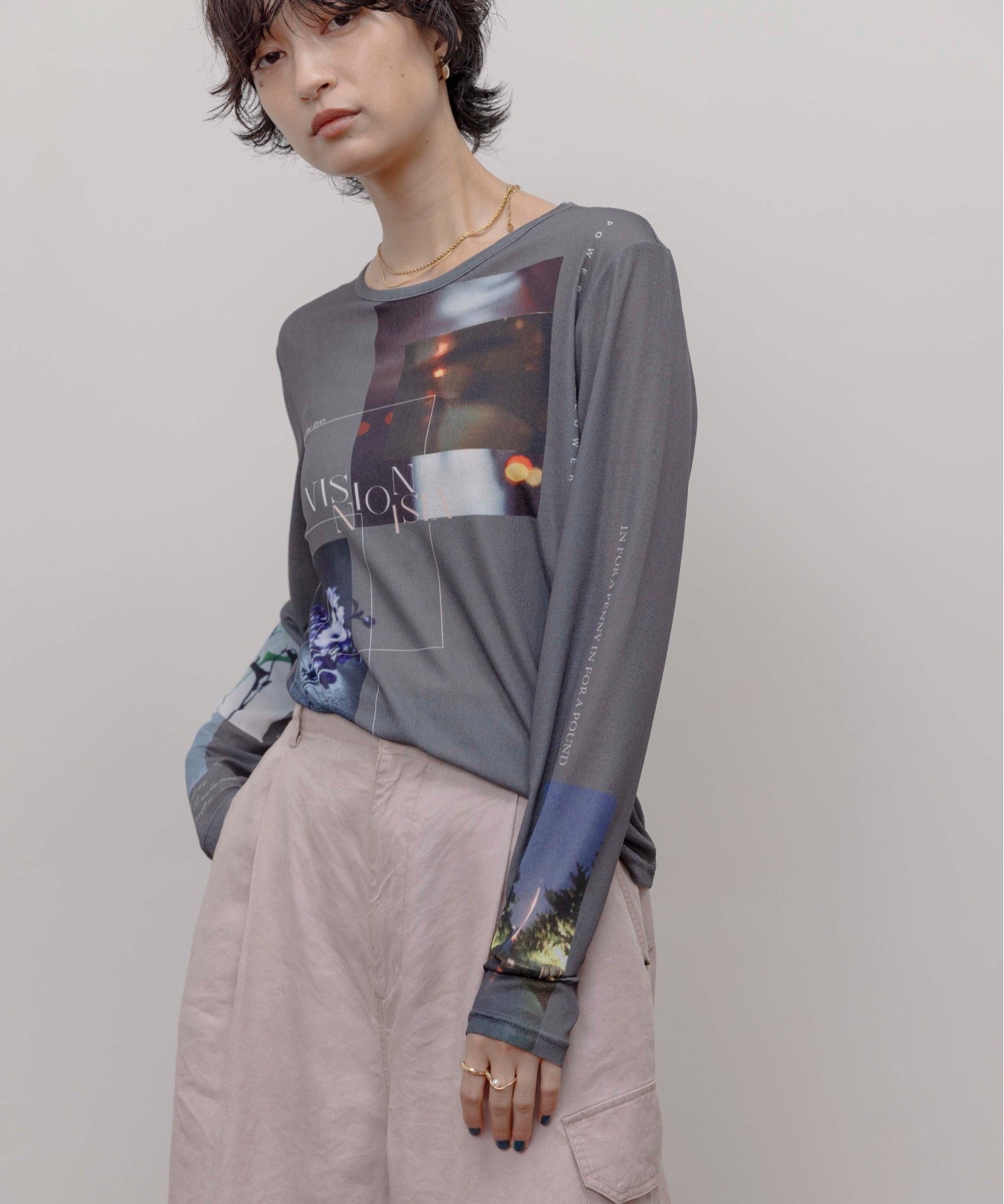 JAPAN BRAND - Photo Print  Top (3 Colors)