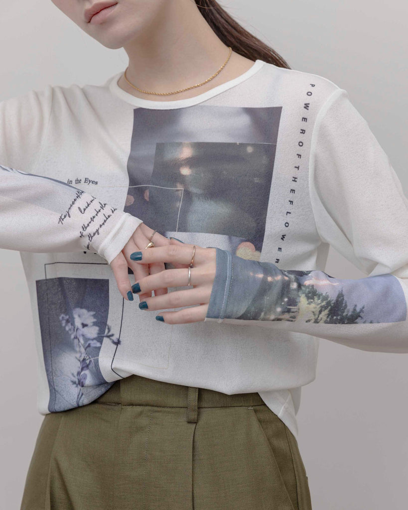 JAPAN BRAND - Photo Print  Top (2 Colors)