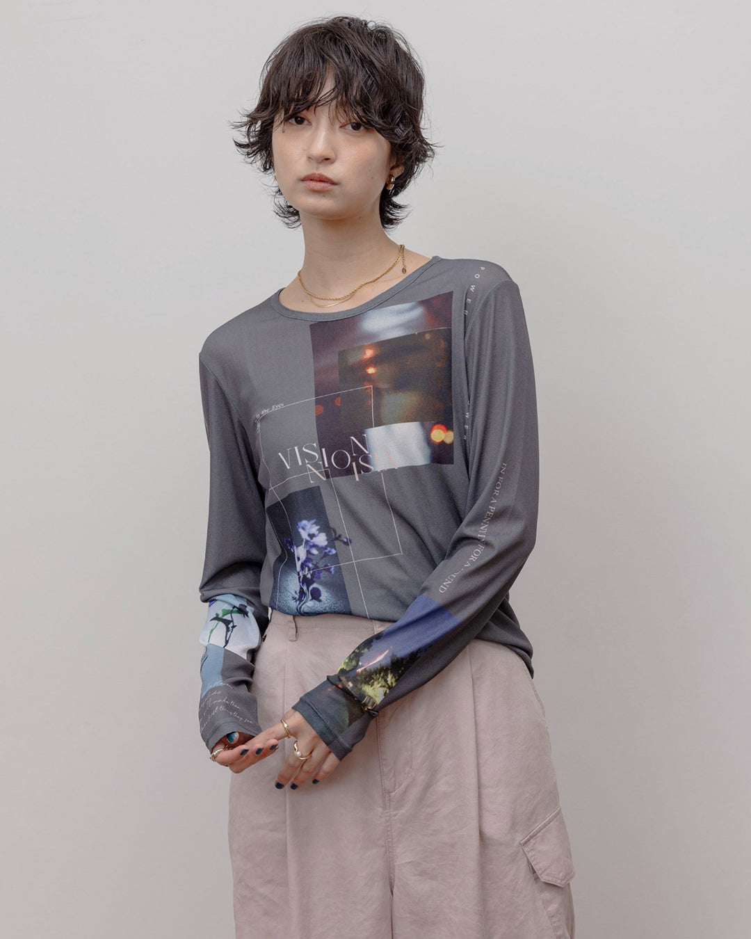 JAPAN BRAND - Photo Print  Top (3 Colors)
