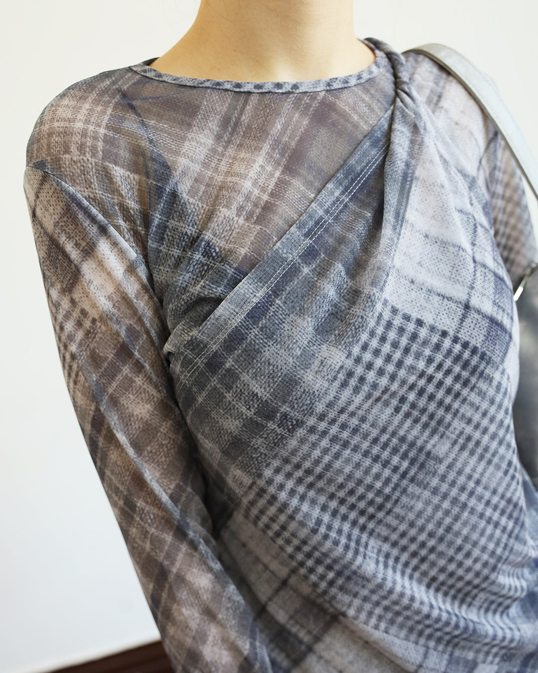Checker Layer Mesh Top (2 color)