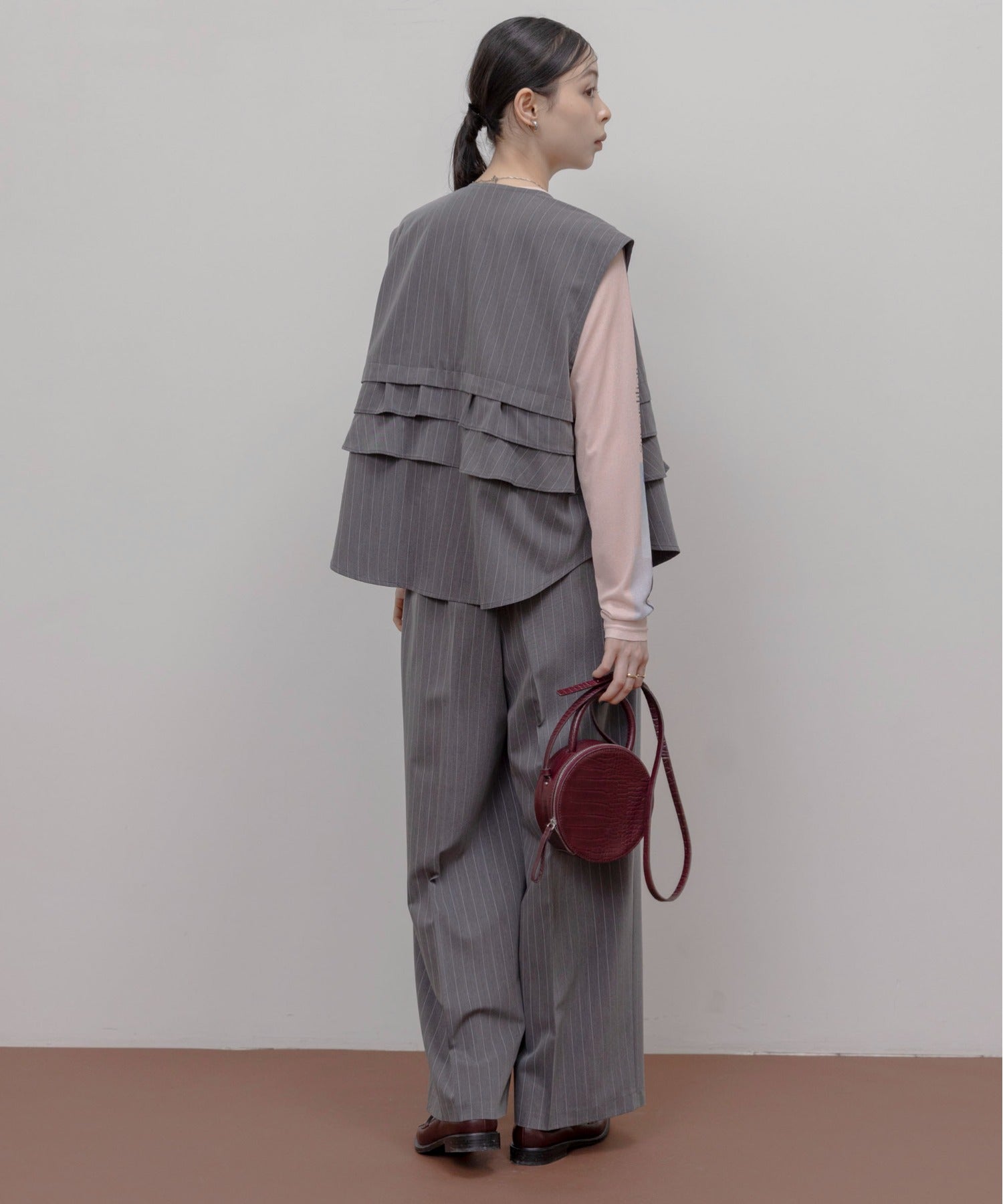 JAPAN BRAND - Ruffle Layer Vest + Pants (Set) | 2 Colors