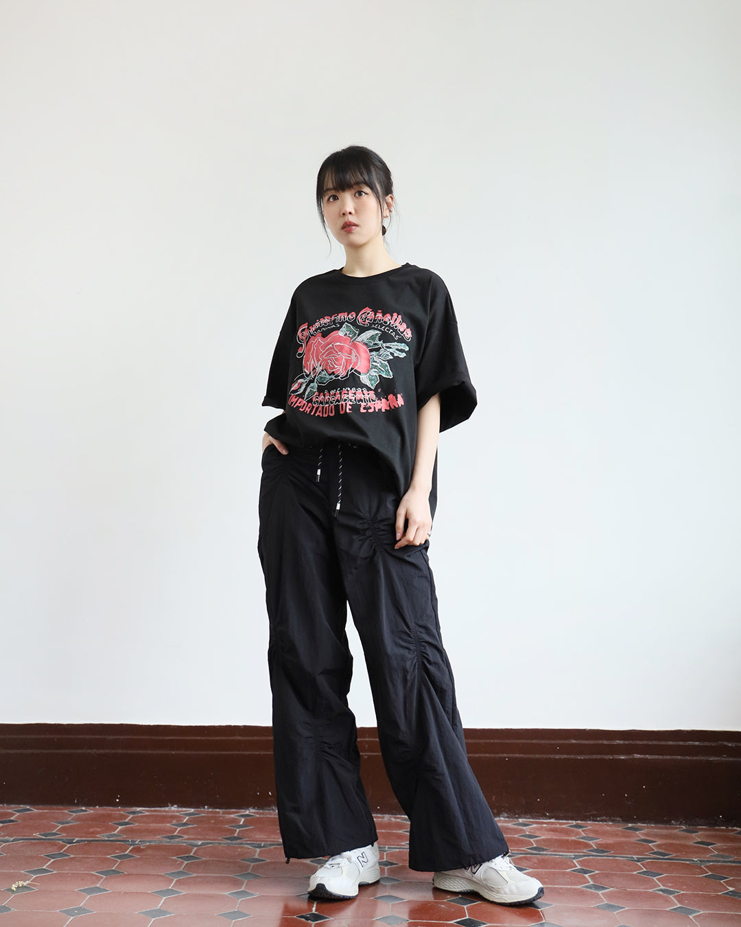 Ruched Details Pants (3 Color)