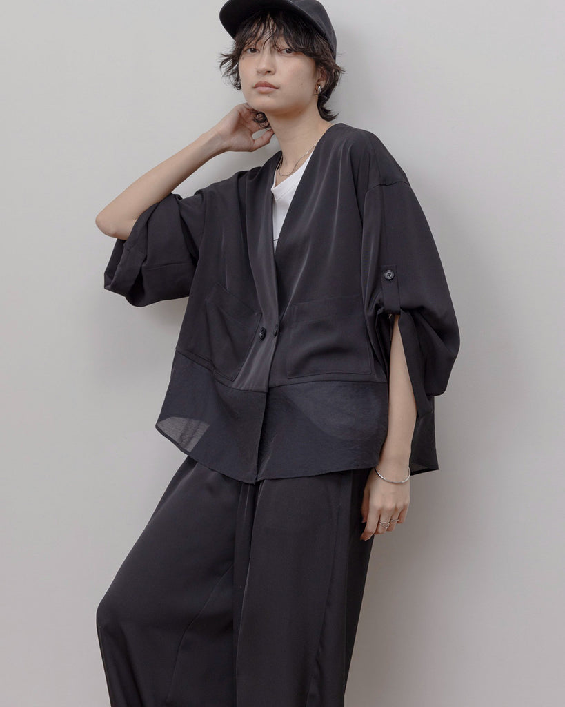 JAPAN BRAND - Mix Fabric Outer + Pants (Set) | 2 Colors