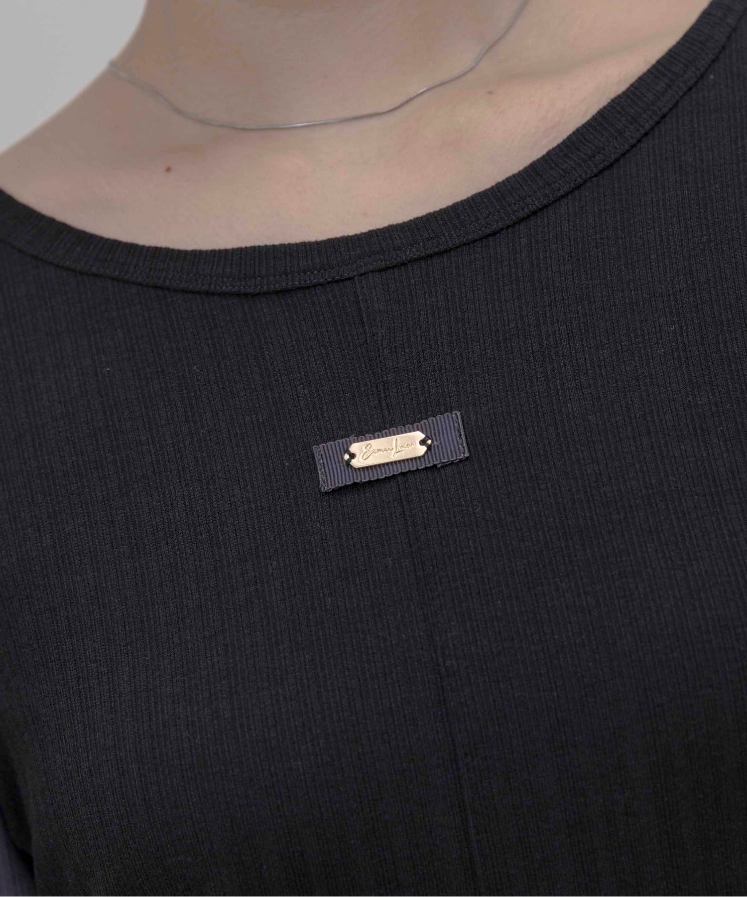JAPAN BRAND - Mesh Cuff Color Block Top