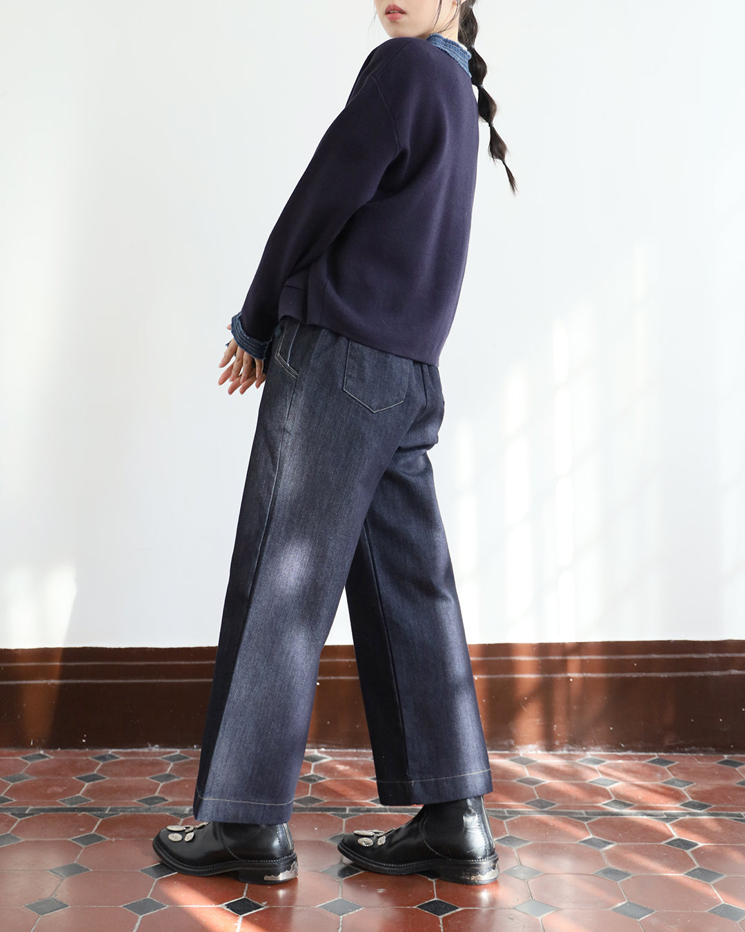 Button Details Jeans (Size S-XL)