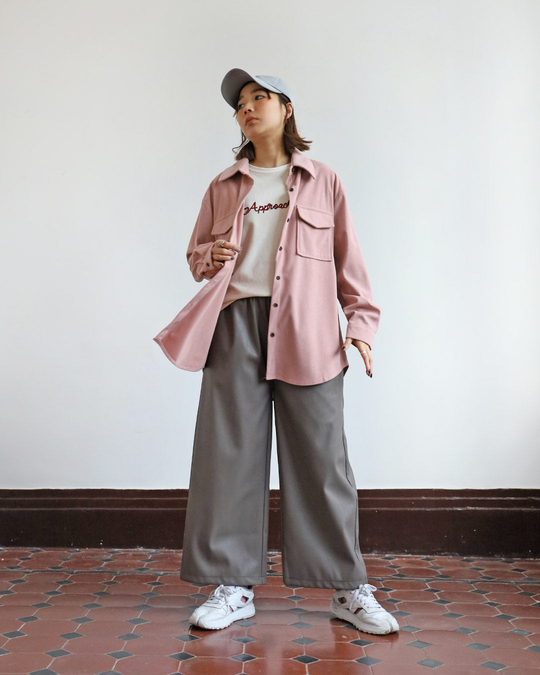 Cropped Faux Leather Pants (3 color)