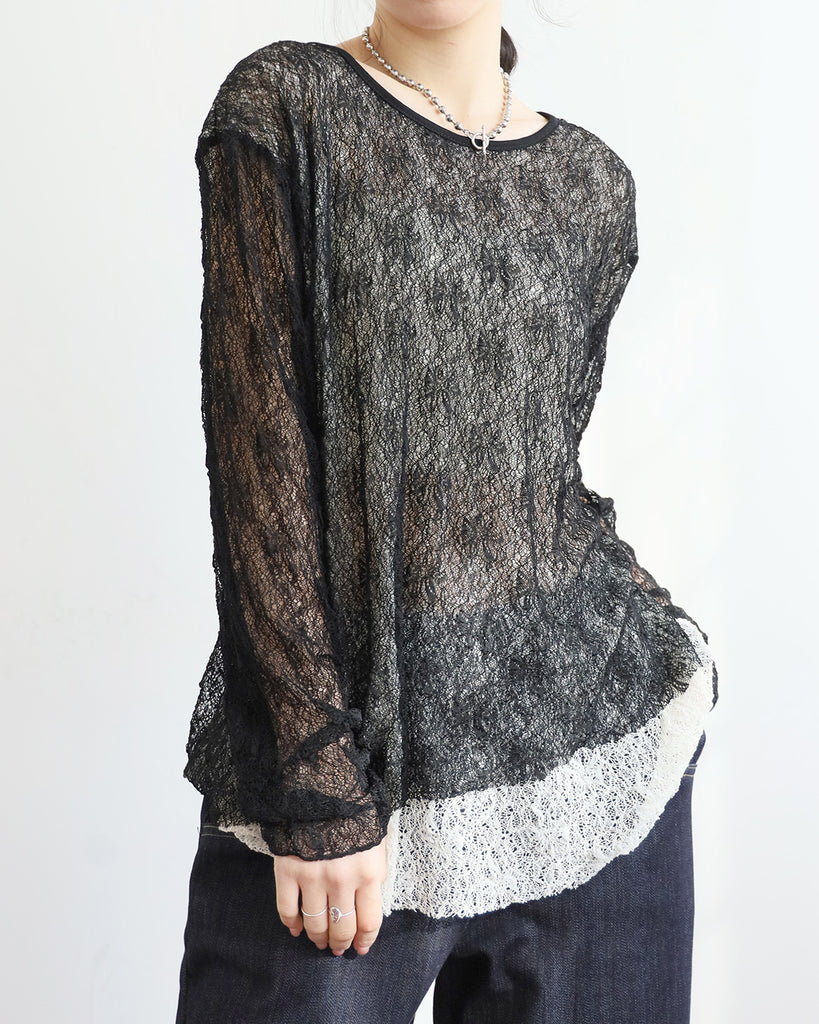 2-Tone Layer Lace Top (2 colors)