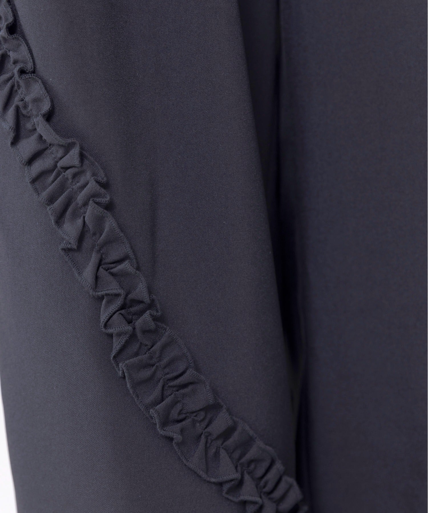 JAPAN BRAND - Ruffle Trimmed Pants (2 Colors)