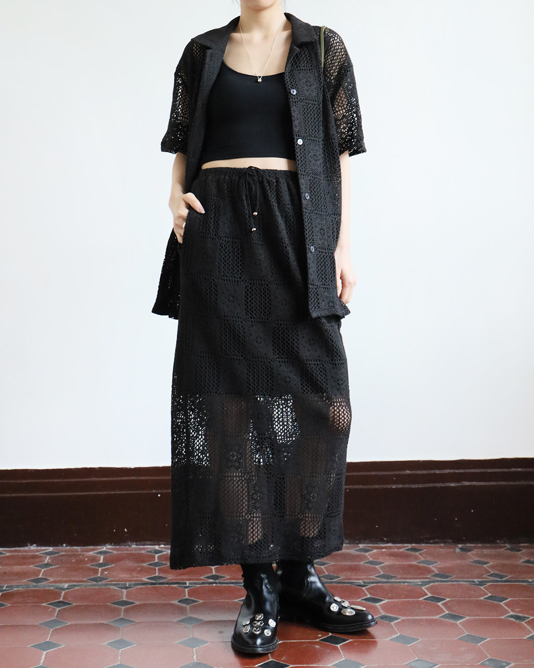 Crochet Pencil Skirt (2 color)