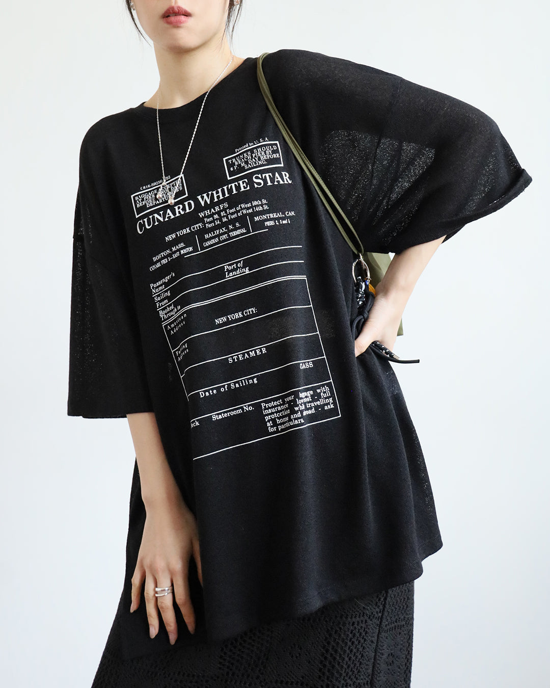"Cunard White Star" Top (3 color)