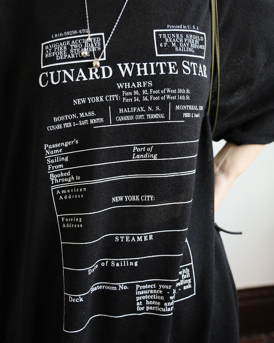 "Cunard White Star" Top (3 color)