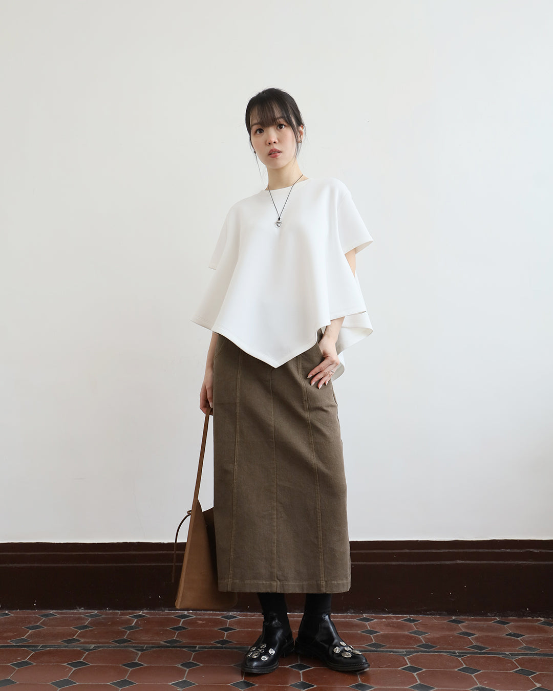Asymmetric Draped Top (2 Colors)