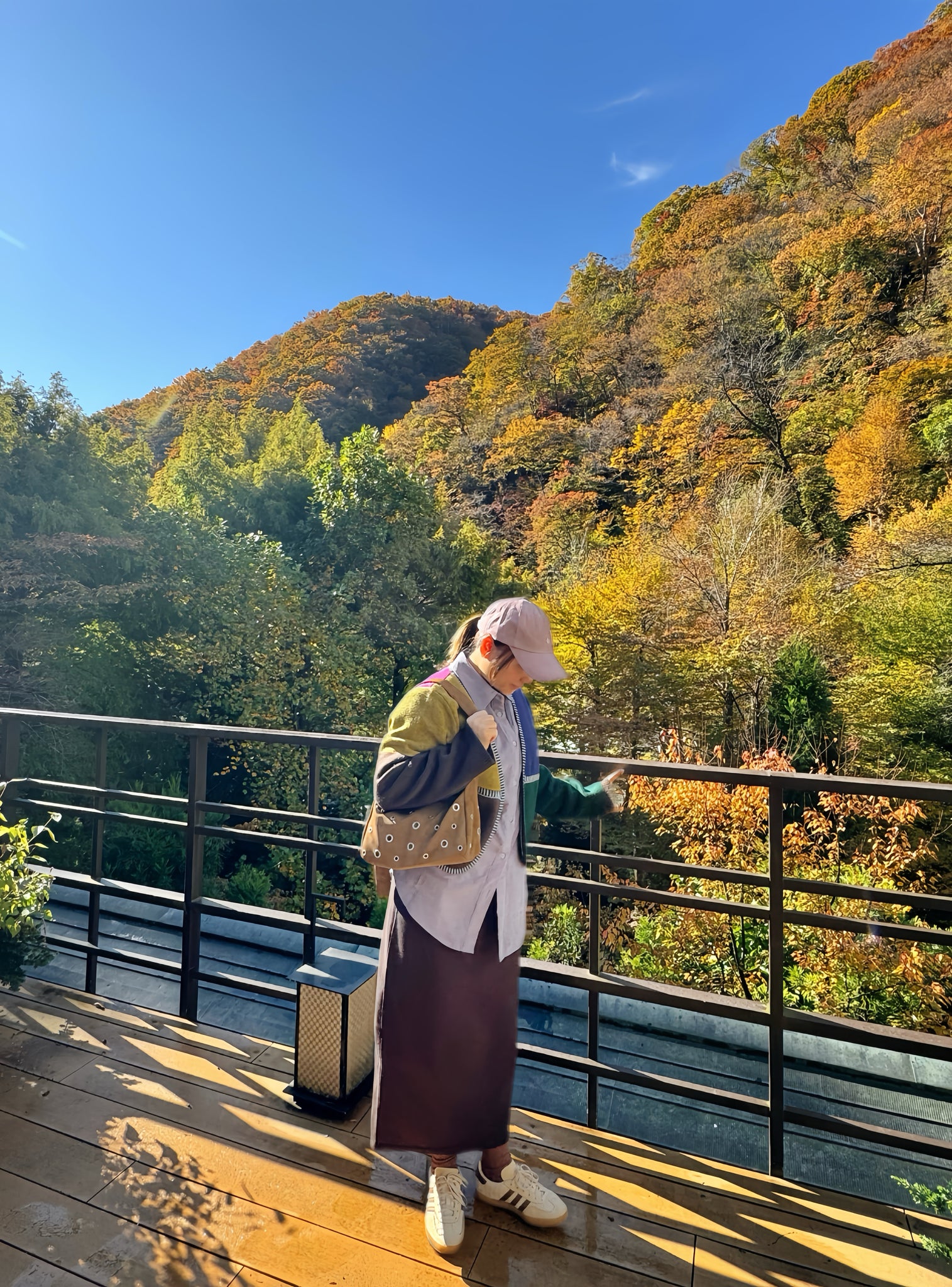 Color Block Knitted Outer