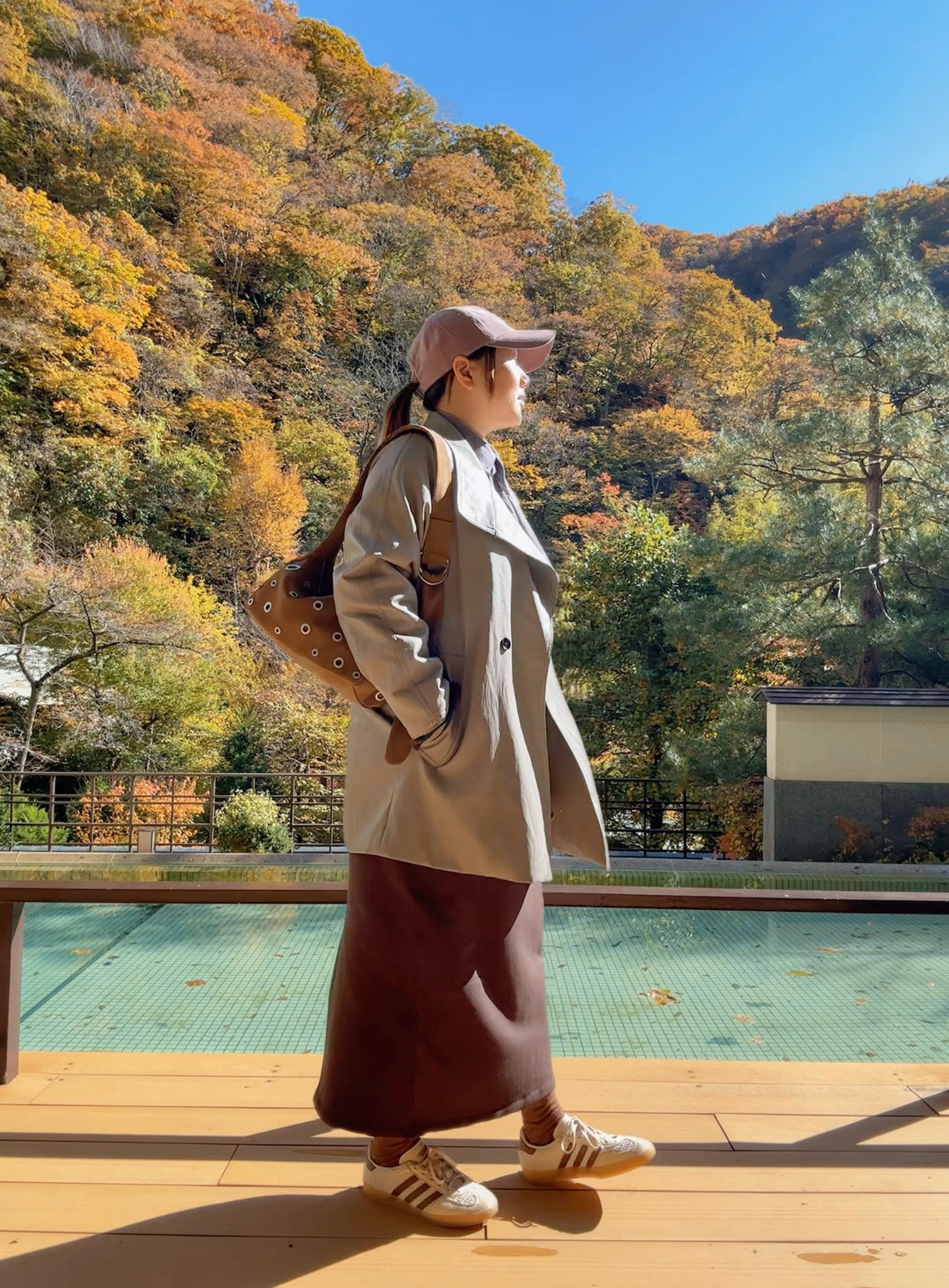 Sweat Skirt w/ Belt (3 color)