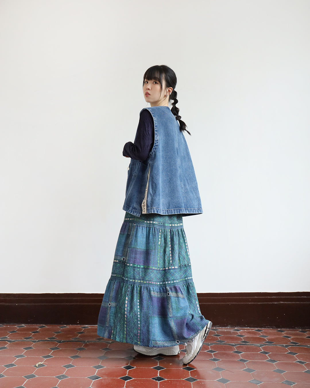Ethnic Pattern Skirt