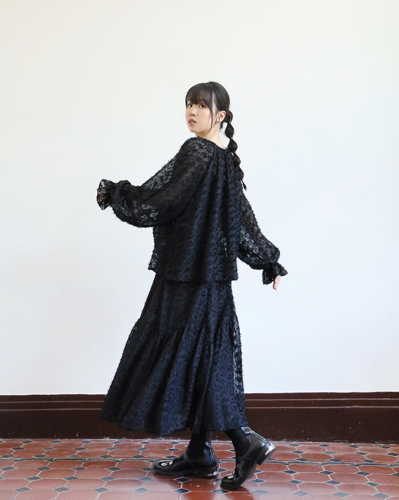 Texture Fabric Skirt (2 color)