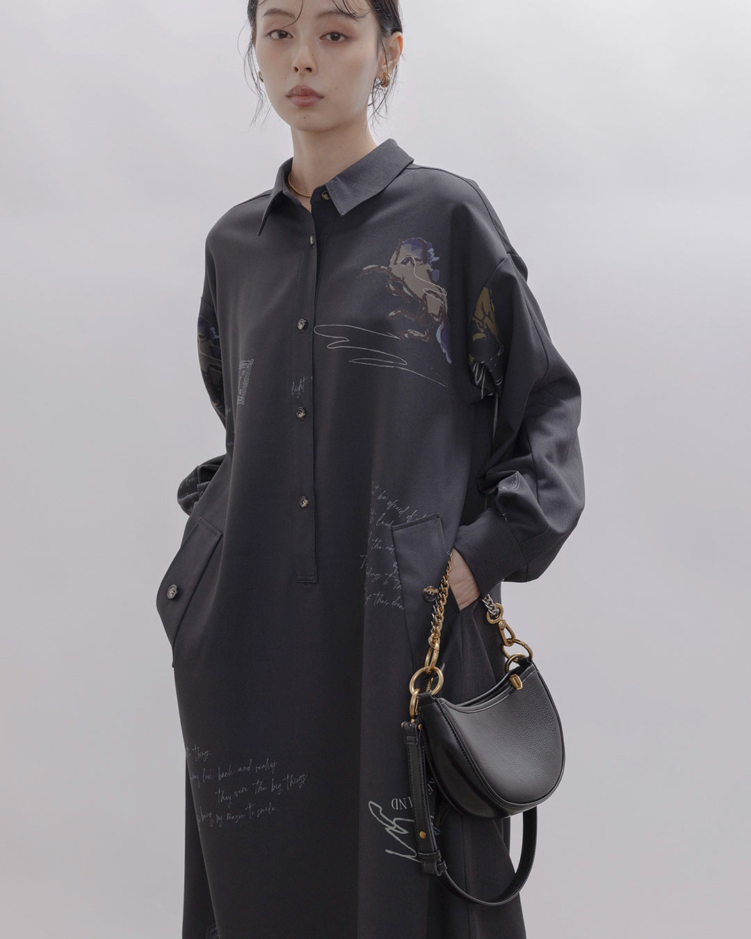 JAPAN BRAND - Horse Print Shirt Dress