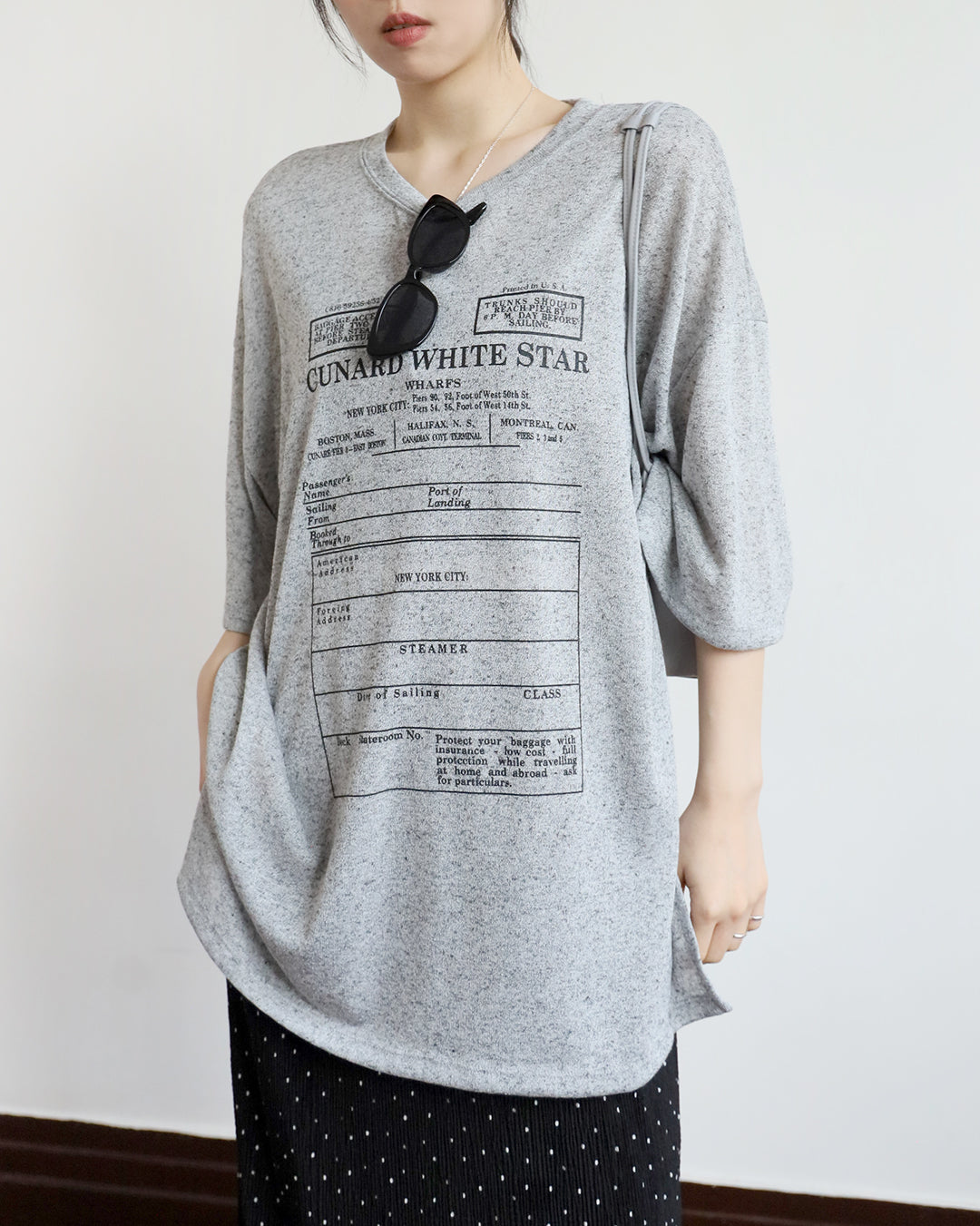 "Cunard White Star" Top (3 color)