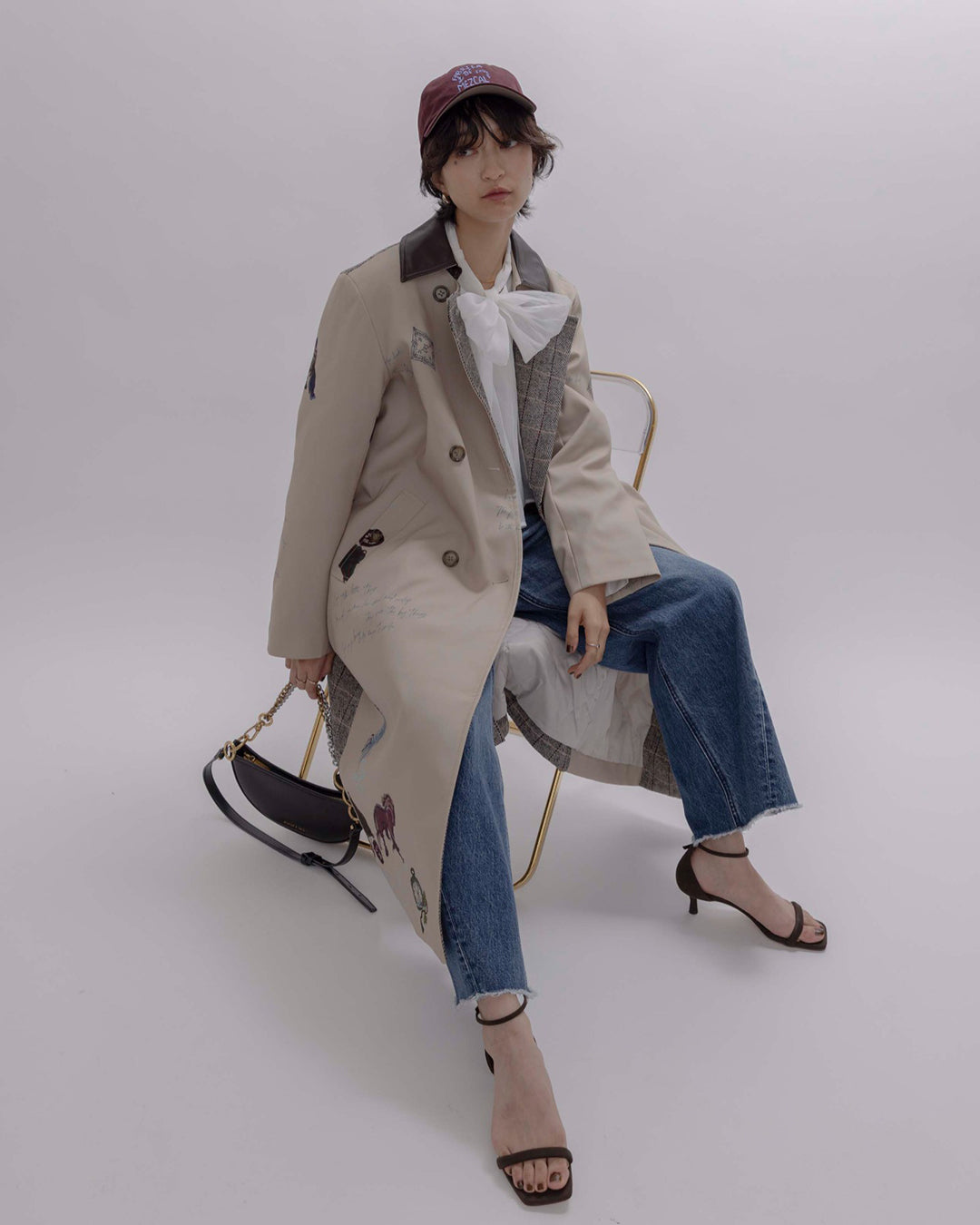 JAPAN BRAND - Horse Print Trench Coat