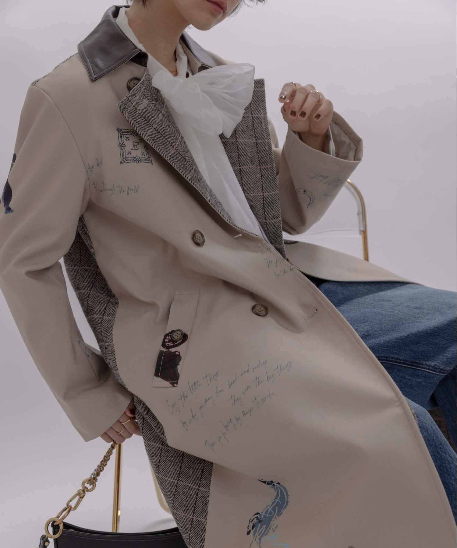 JAPAN BRAND - Horse Print Trench Coat