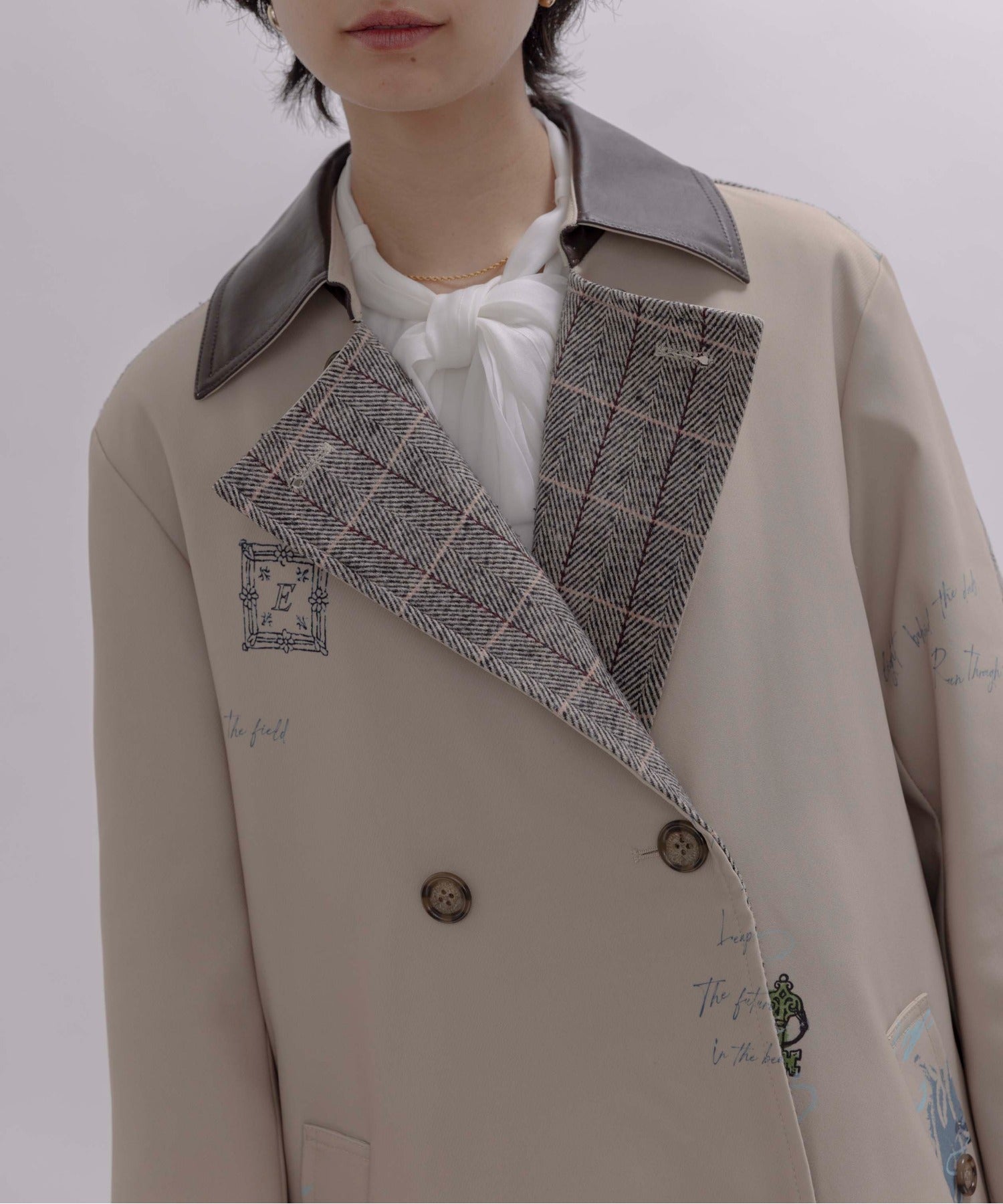 JAPAN BRAND - Horse Print Trench Coat
